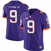 Clemson Tigers 9 Travis Etienne Jr. Purple Nike College Football Jersey Dzhi,baseball caps,new era cap wholesale,wholesale hats